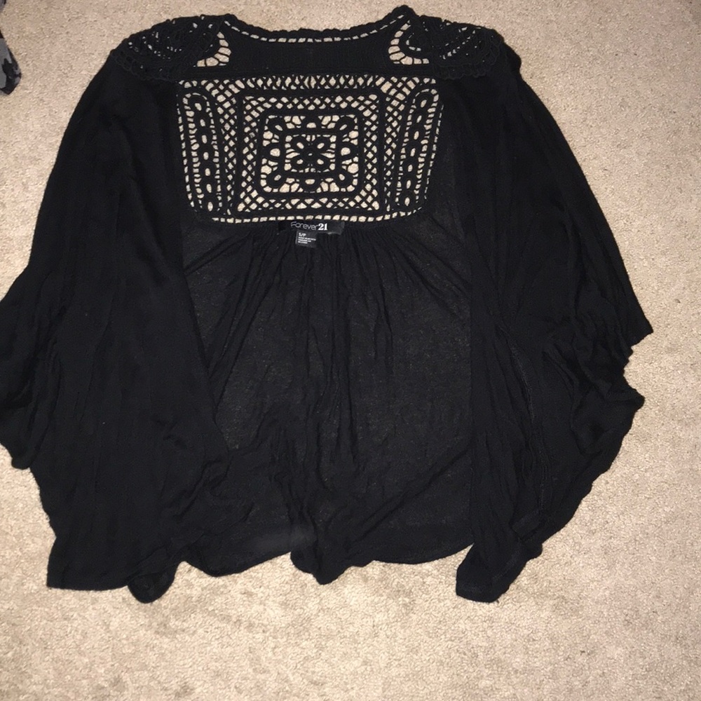 Short sleeve cover up.